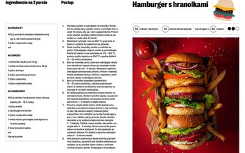 Hamburger s hranolkami