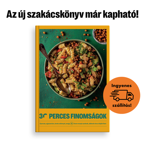 30 perces finomságok – gyorsan, egyszerűen, kevés edénnyel